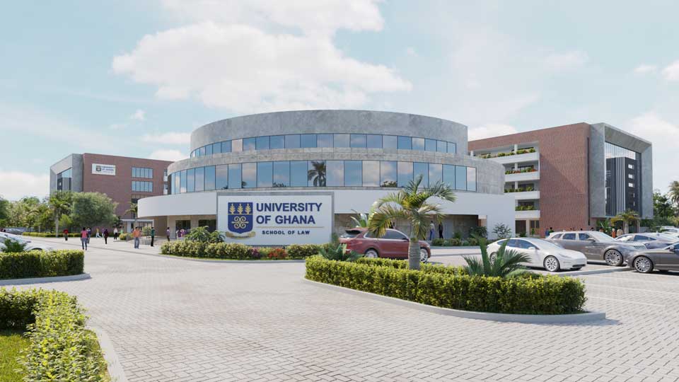 visualisation of university campus in Ghana