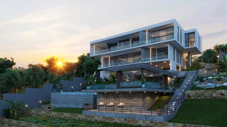 Private residence 3D in Ghana