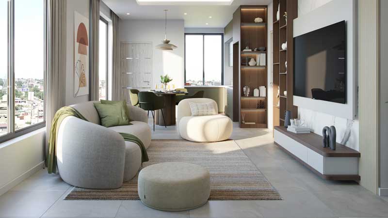 visualisation of apartment interiors